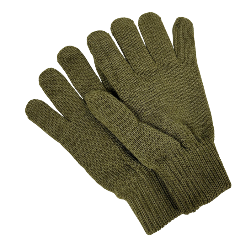Gloves, Wool, OD Green, US Army, Luxe