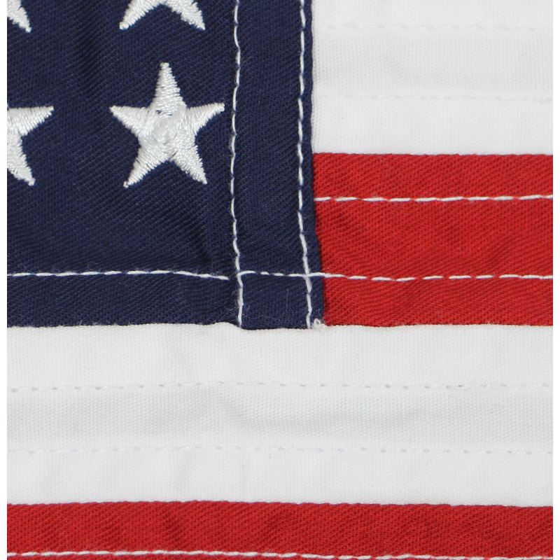 Drapeau US, 48 étoiles brodées, 45 cm x 30 cm