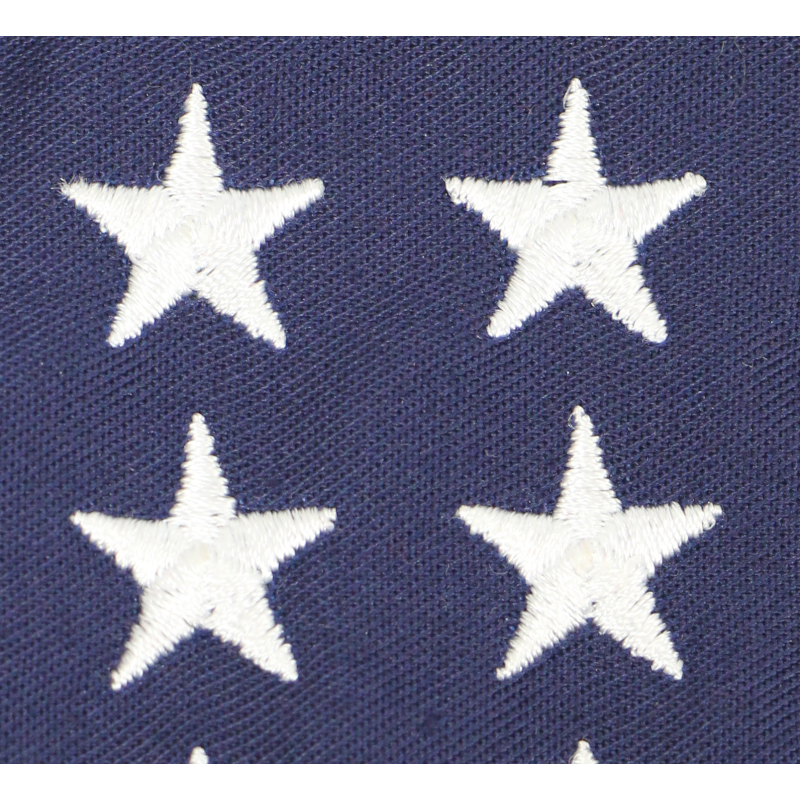 Flag, US, Embroidered, 48 Stars, 17.7" x 11.8"