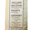 Carte d'évasion en soie, C/D, 1943, RAF & USAAF