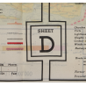 Map, Silk, Escape, C/D, 1943, RAF & USAAF