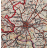Map, Silk, Escape, C/D, 1943, RAF & USAAF