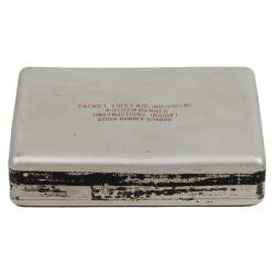 Packet, First Aid, Individual, Aircrew Member, USAAF, Empty