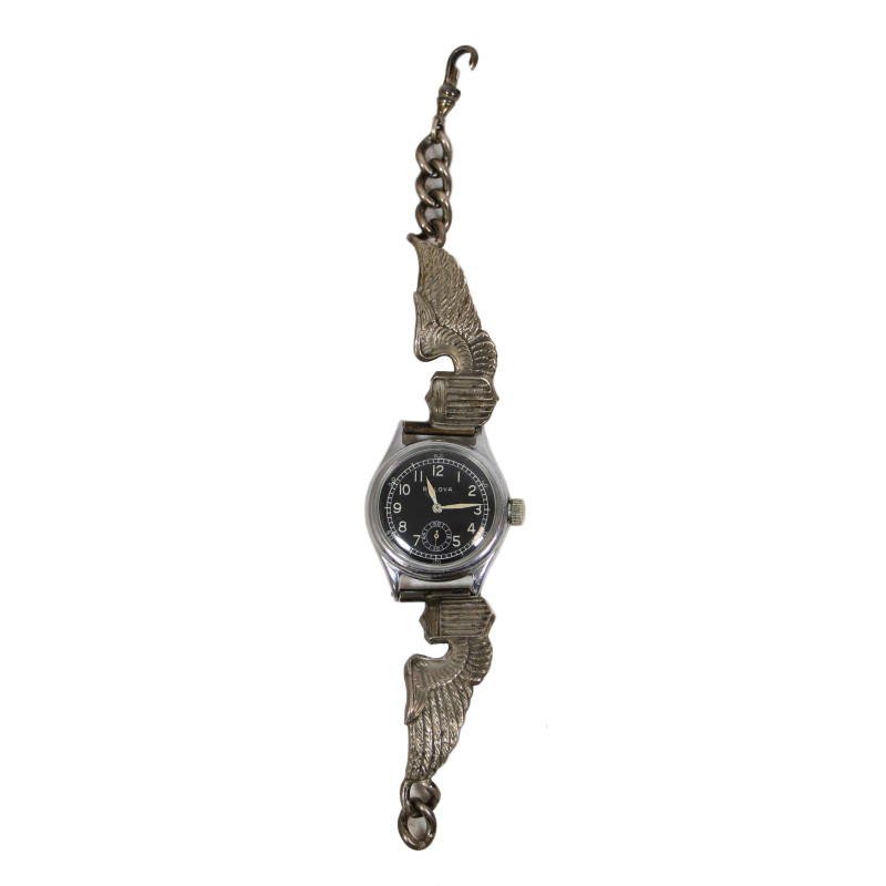 Montre, Type A-11, BULOVA WATCH CO., USAAF, 1943, modifiée, brevet de pilote