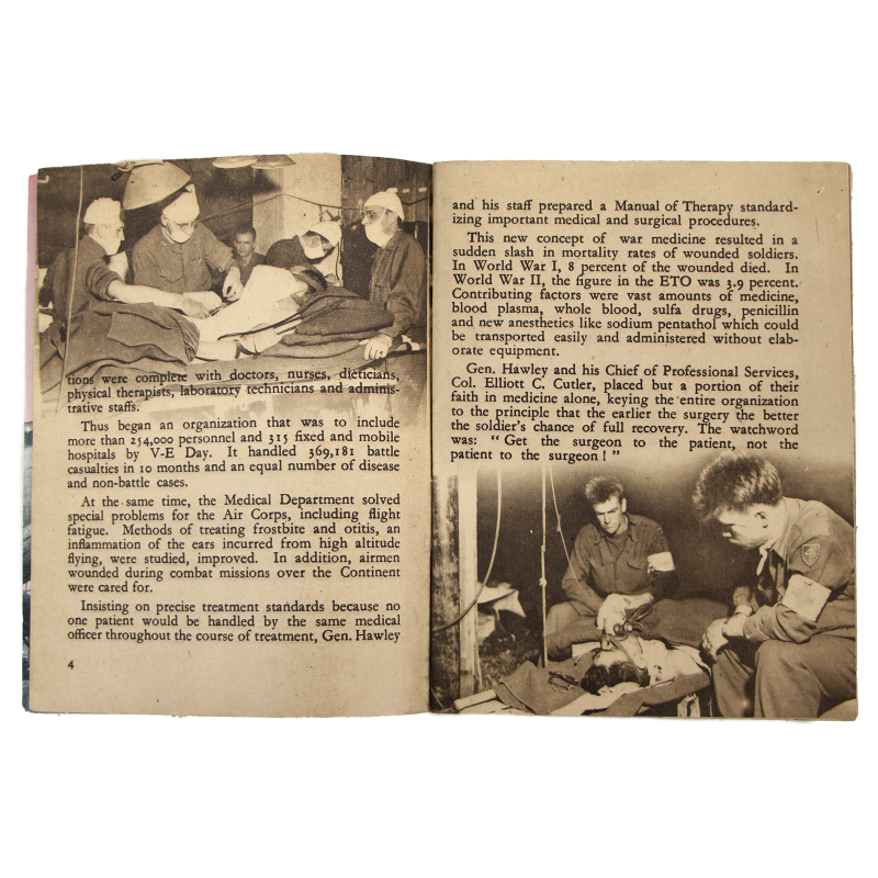 Livret historique, That Men May Live! The Story of The Medical Service - ETO