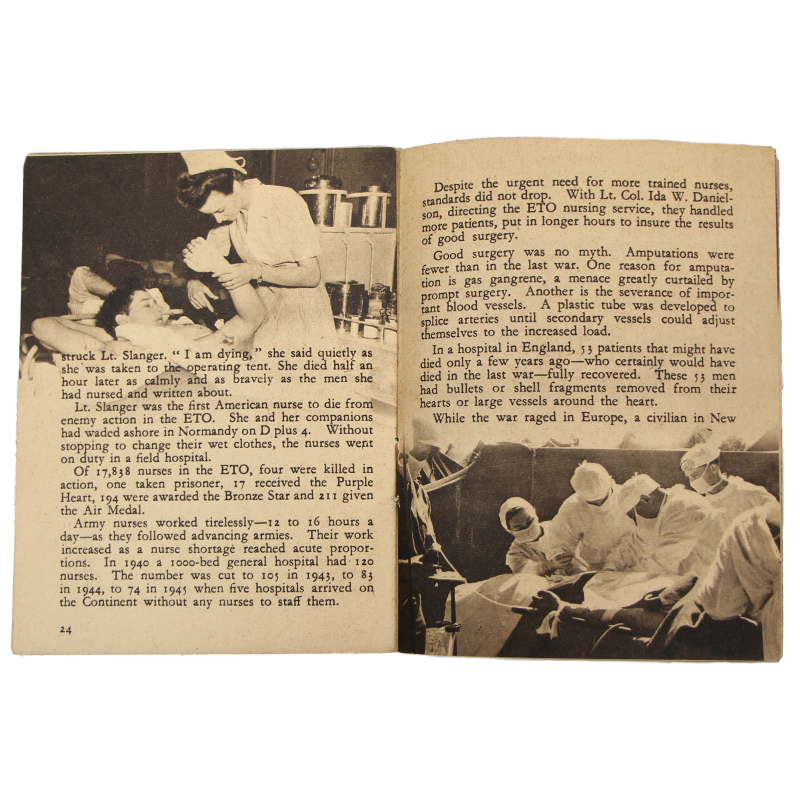 Livret historique, That Men May Live! The Story of The Medical Service - ETO