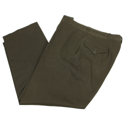 Trousers, Wool, Chocolate, Officer, US Army, Waist Size 44R, 1942