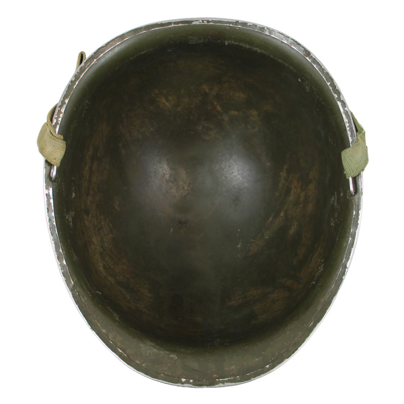 Casque M1, pattes fixes, Medic, quatre croix rouges, liner Firestone