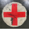 Casque M1, pattes fixes, Medic, quatre croix rouges, liner Firestone