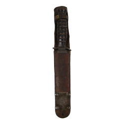 Knife, Trench, USM3, UTICA CUTLERY 1943 on Blade, with  Scabbard, USM6, L&C 1943 FJA