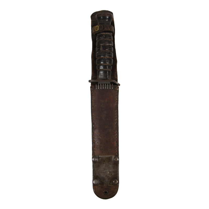 Knife, Trench, USM3, UTICA CUTLERY 1943 on Blade, with  Scabbard, USM6, L&C 1943 FJA