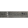 Couteau USM3 UTICA CUTLERY 1943 (lame) & fourreau USM6, L&C 1943 FJA