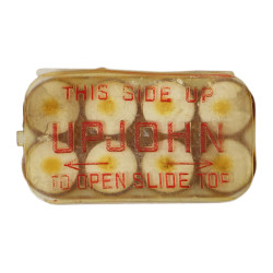 Paquet de sulfadiazine, Wound Tablets, THE UPJOHN COMPANY, intact