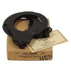 Irons, Hand and Leg, US Navy, HARVARD LOCK COMPANY, in Box