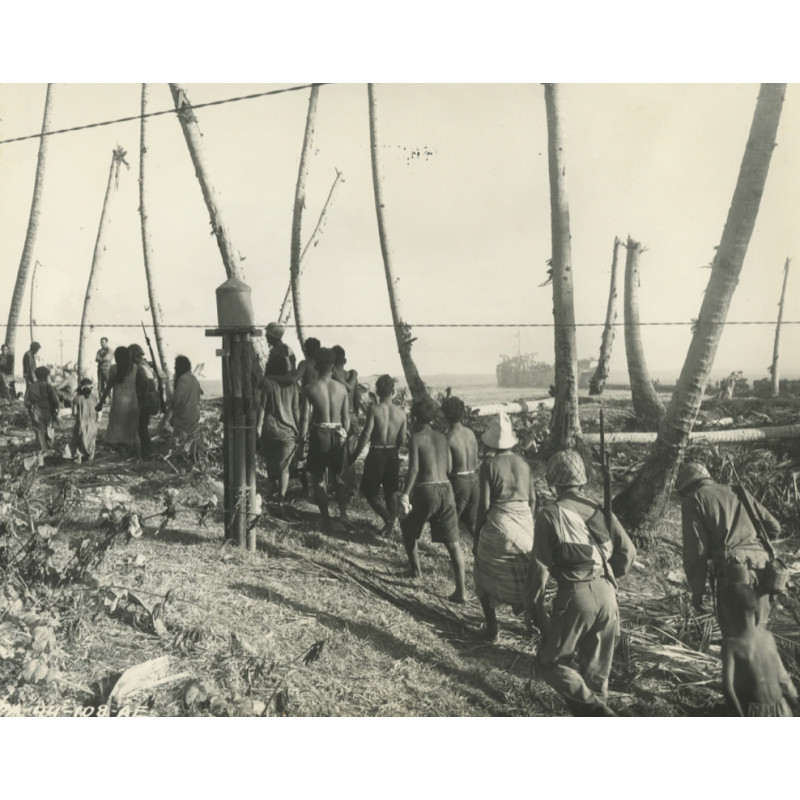Dossard d'identification, 7th Infantry Division, Bataille de Kwajalein, PTO