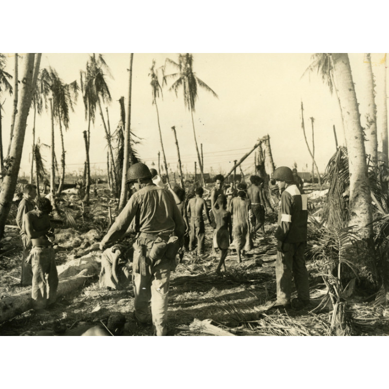 Dossard d'identification, 7th Infantry Division, Bataille de Kwajalein, PTO