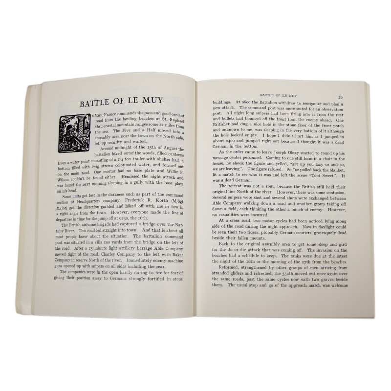 Book, A Bolt From The Blue, 1941-1945, 550th Airborne Infantry Battalion, 1978