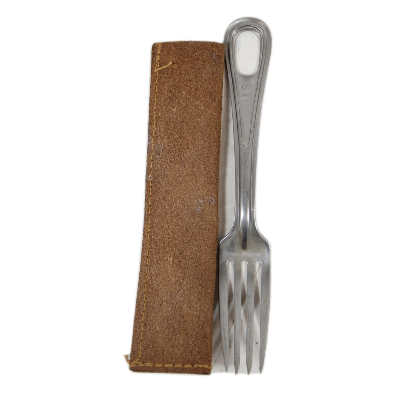 Fork, SILCO STAINLESS, in Leather Sheath