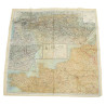 Map, Escape, Silk, A/B, France, 1943, RAF & USAAF