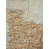 Map, Escape, Silk, A/B, France, 1943, RAF & USAAF