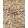 Map, Escape, Silk, A/B, France, 1943, RAF & USAAF