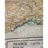 Carte d'évasion en soie, France, A/B, 1943, RAF & USAAF