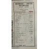 Carte d'évasion en soie, France, A/B, 1943, RAF & USAAF