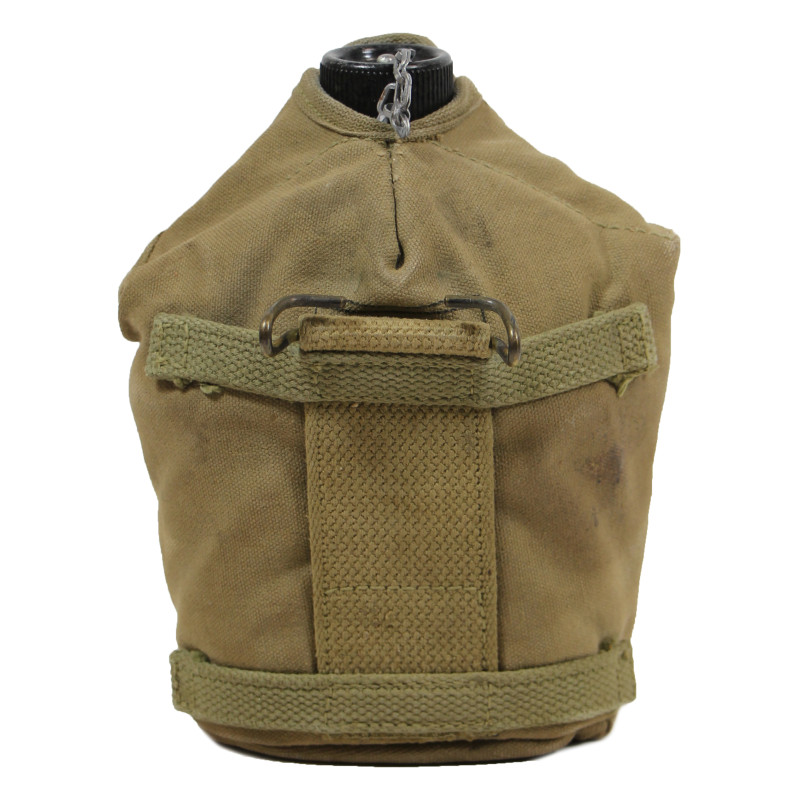 Canteen, US Army, 1944, Complete, Reinforced Cover