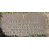 Plaque d'identité, Dog Tag, Pfc. Floyd Powell, 121st Inf. Regt., 8th Infantry Division, ETO