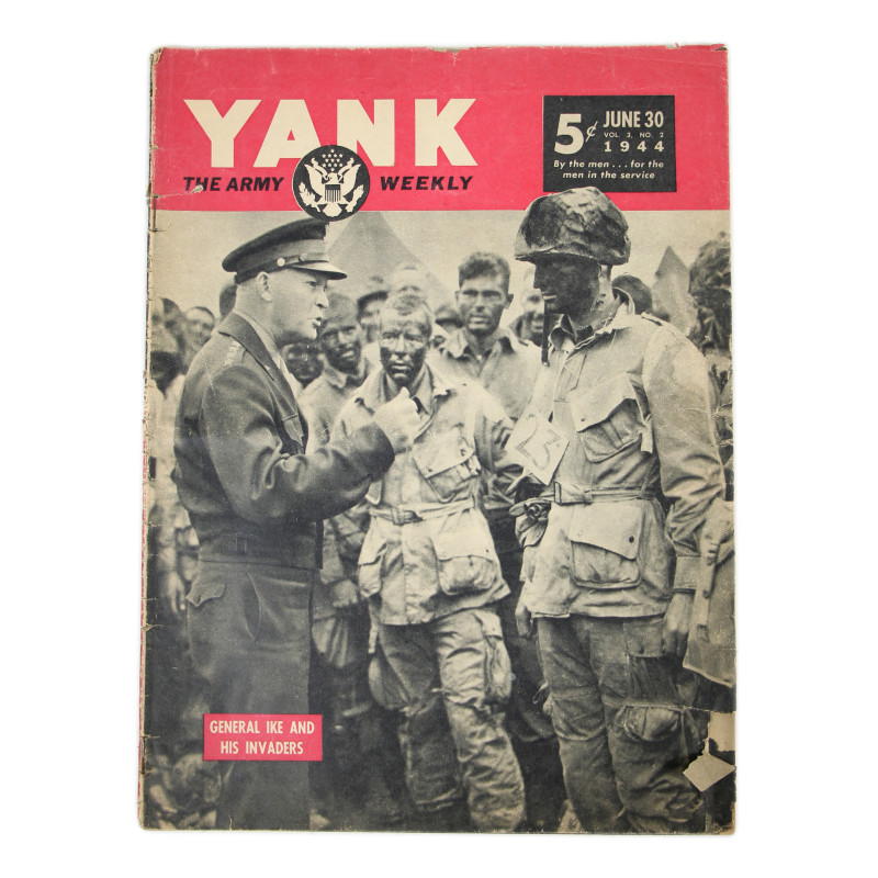 Magazine YANK, 30 juin 1944, "General Ike and His Invaders"
