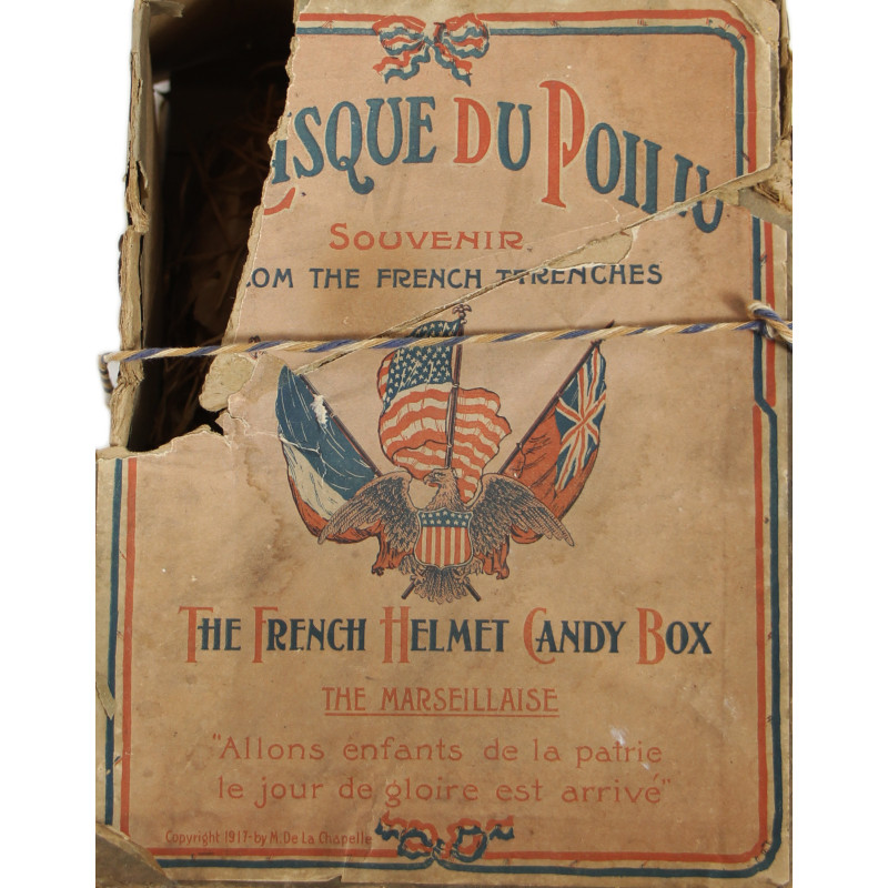 Le Casque du Poilu, The French Helmet Candy Box, 1917