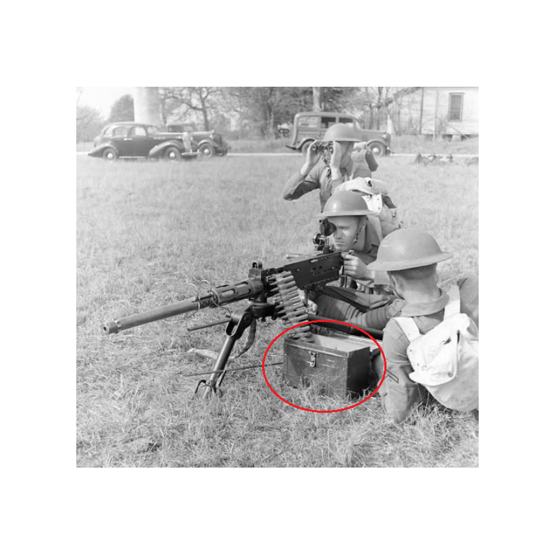 Caissette à munitions, calibre .50, M17