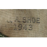 Étui de pelle pliante M-1943, J.A. SHOE 1943, 1er type