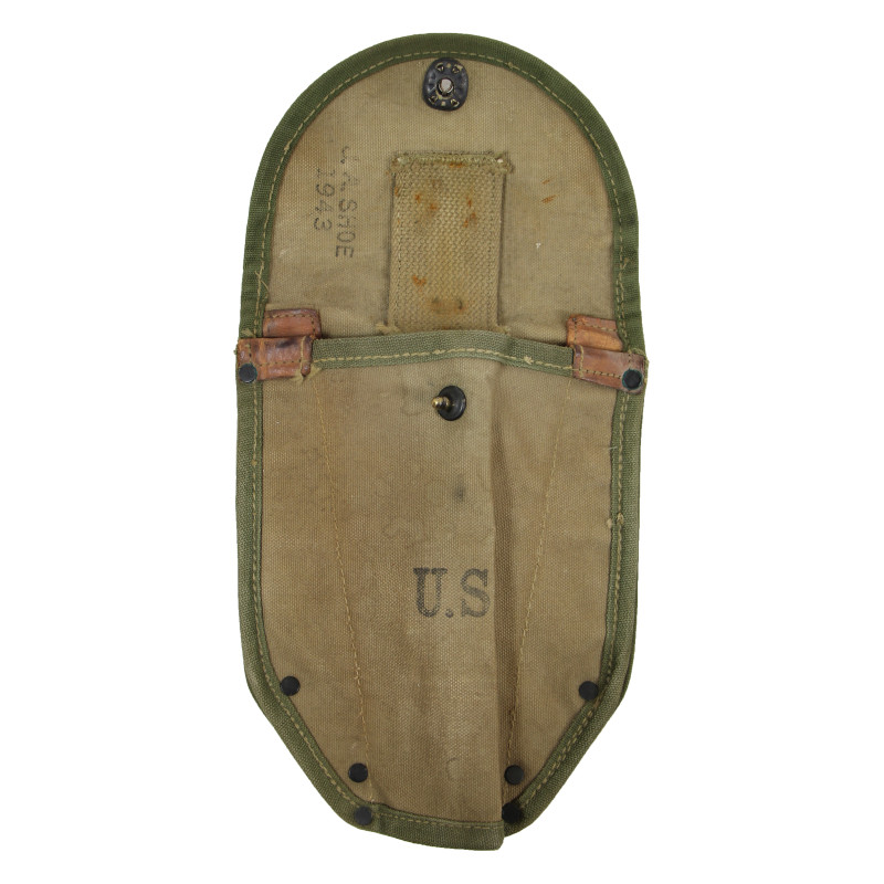 Étui de pelle pliante M-1943, J.A. SHOE 1943, 1er type