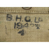 Holster en toile britannique, revolver, B.H.G. Ltd. 1942 /I\, blancoté