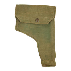 Holster en toile britannique, revolver, B.H.G. Ltd. 1942 /I\, blancoté
