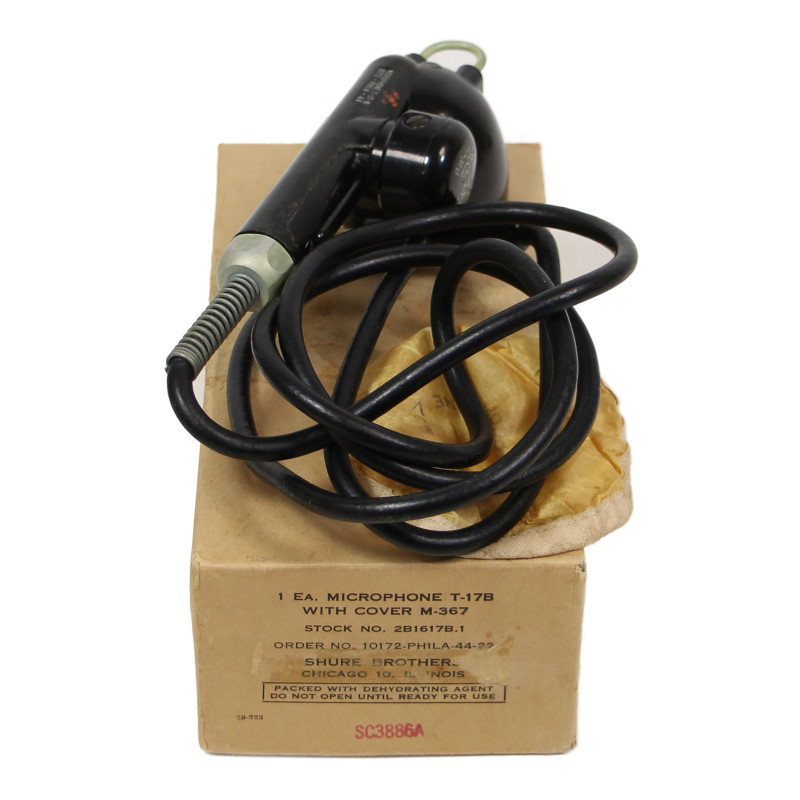 Microphone, T-17-B, US Army dans sa boîte, 1944