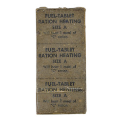Tablettes de combustible, US Army, Field Ration C, Size A