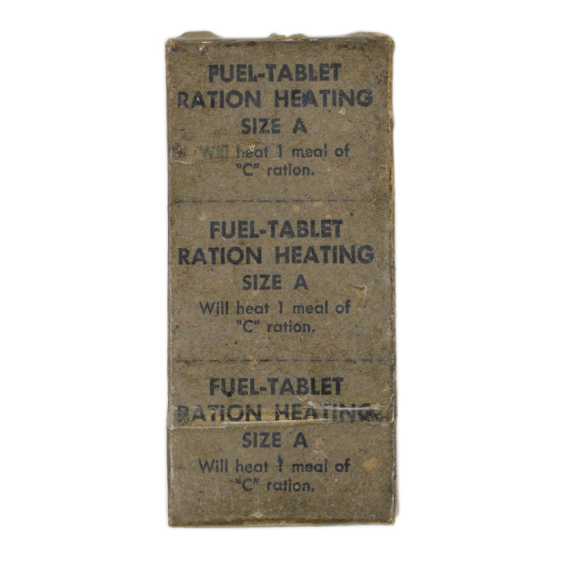 Tablets, Fuel, US Army, Field Ration C, Size A