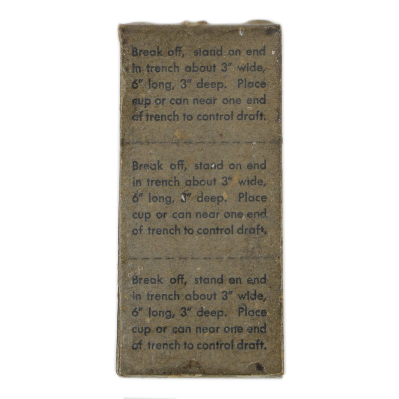 Tablettes de combustible, US Army, Field Ration C, Size A