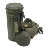 Masque à gaz M30 allemand, 1937, avec boîtier, 1942, complet