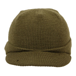 Cap, Wool Knit, 'Beanie', Jeep Cap, Small