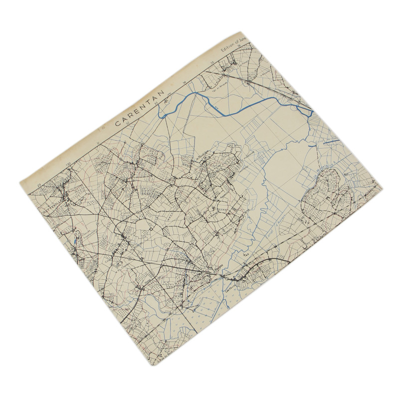 Carte alliée, CARENTAN, Edition of June 1943, Sheet No. 31/18 S.E.