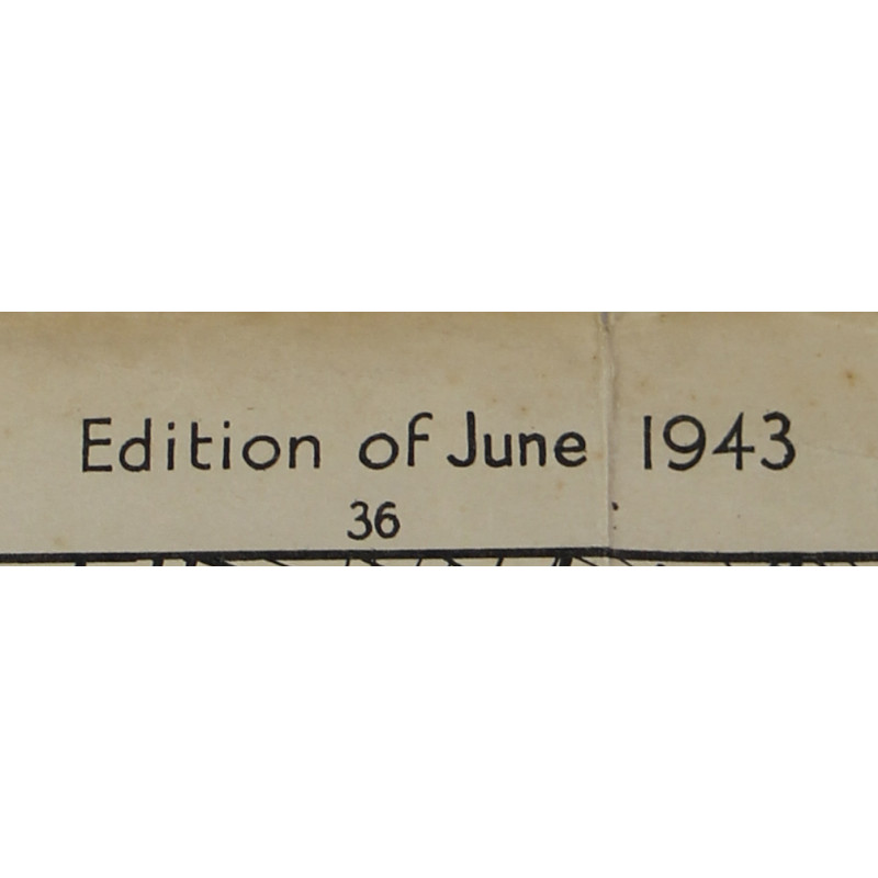 Map, Allied, CARENTAN, Edition of June 1943, Sheet No. 31/18 S.E.
