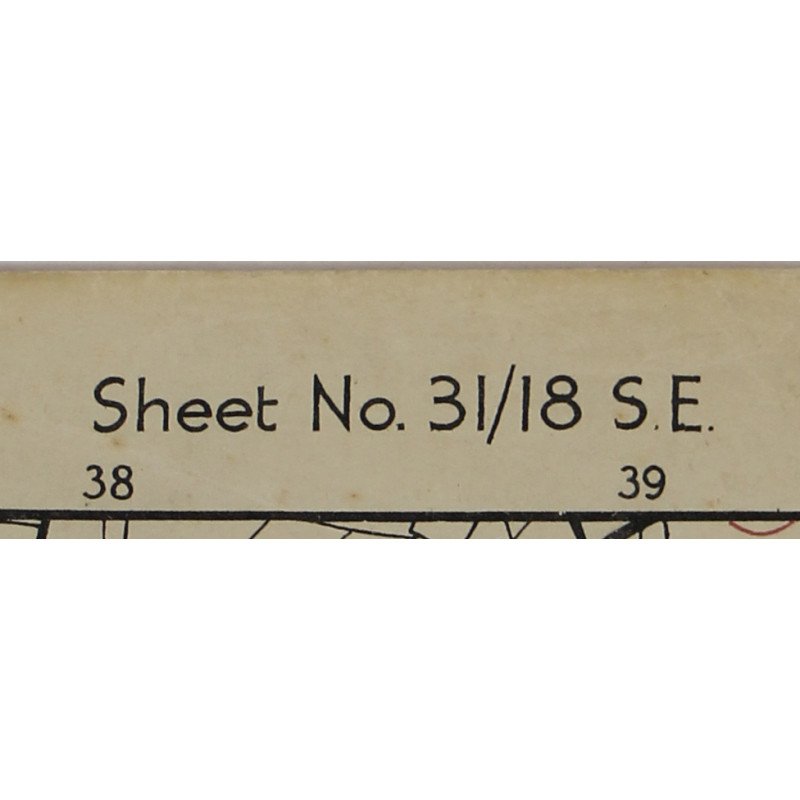 Map, Allied, CARENTAN, Edition of June 1943, Sheet No. 31/18 S.E.