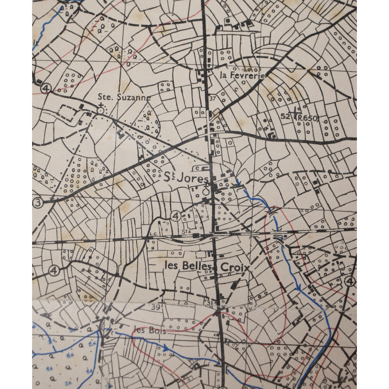 Map, Allied, CARENTAN, Edition of June 1943, Sheet No. 31/18 S.E.