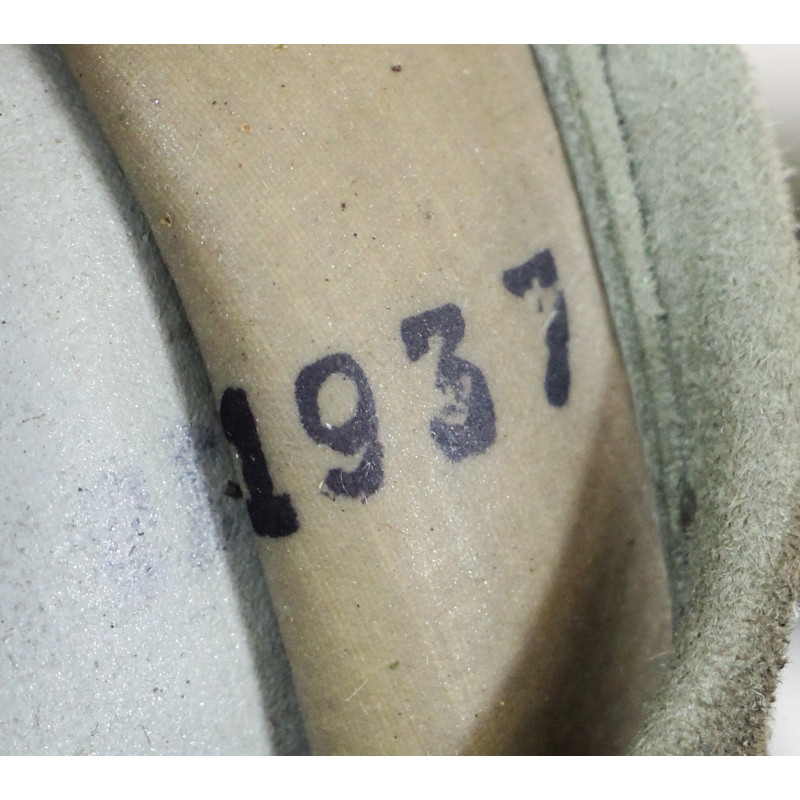 Masque à gaz M30 allemand, 1937-1939, complet, avec boîtier, nominatif