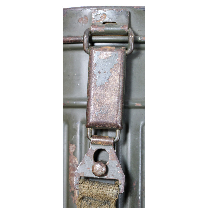 Masque à gaz M30 allemand, 1937-1939, complet, avec boîtier, nominatif
