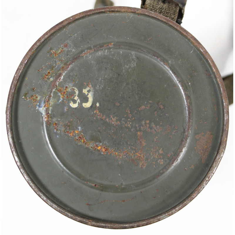 Masque à gaz M30 allemand, 1937-1939, complet, avec boîtier, nominatif