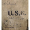 Bag, Field, M-1936, Rubberized, US Navy, S1c Johnnie Cline